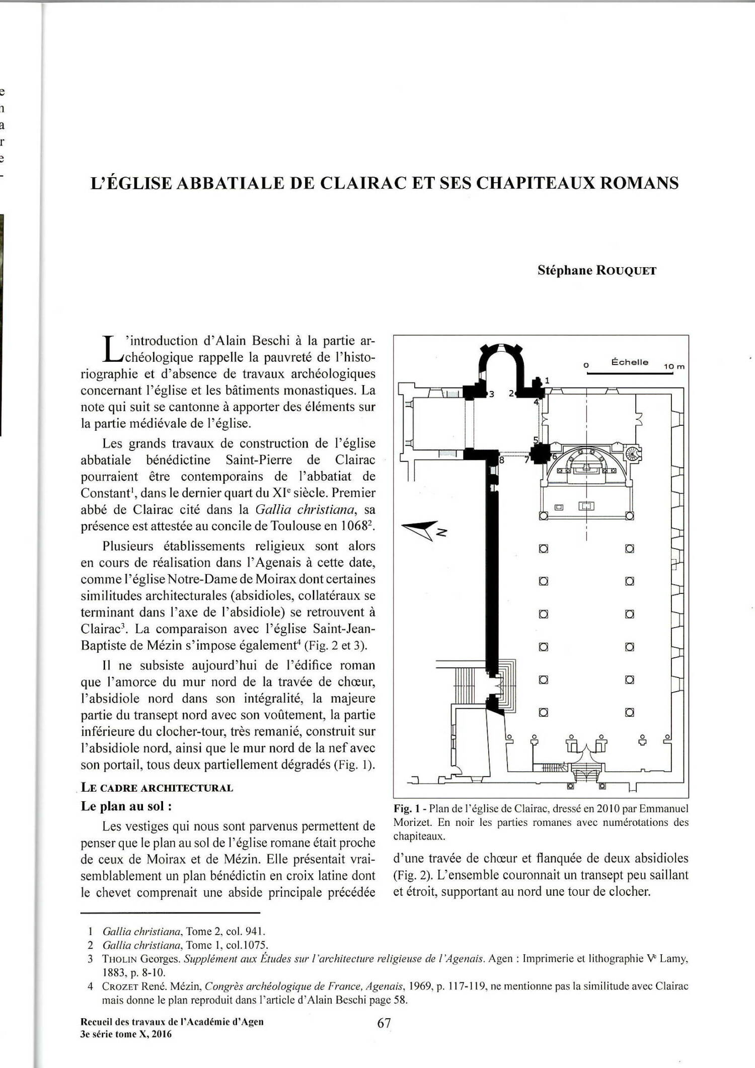 Clairac (47) - Église Saint-Pierre-ès-Liens