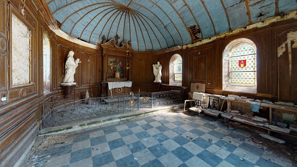 Pontlevoy (41) - Chapelle du chateau des Bordes