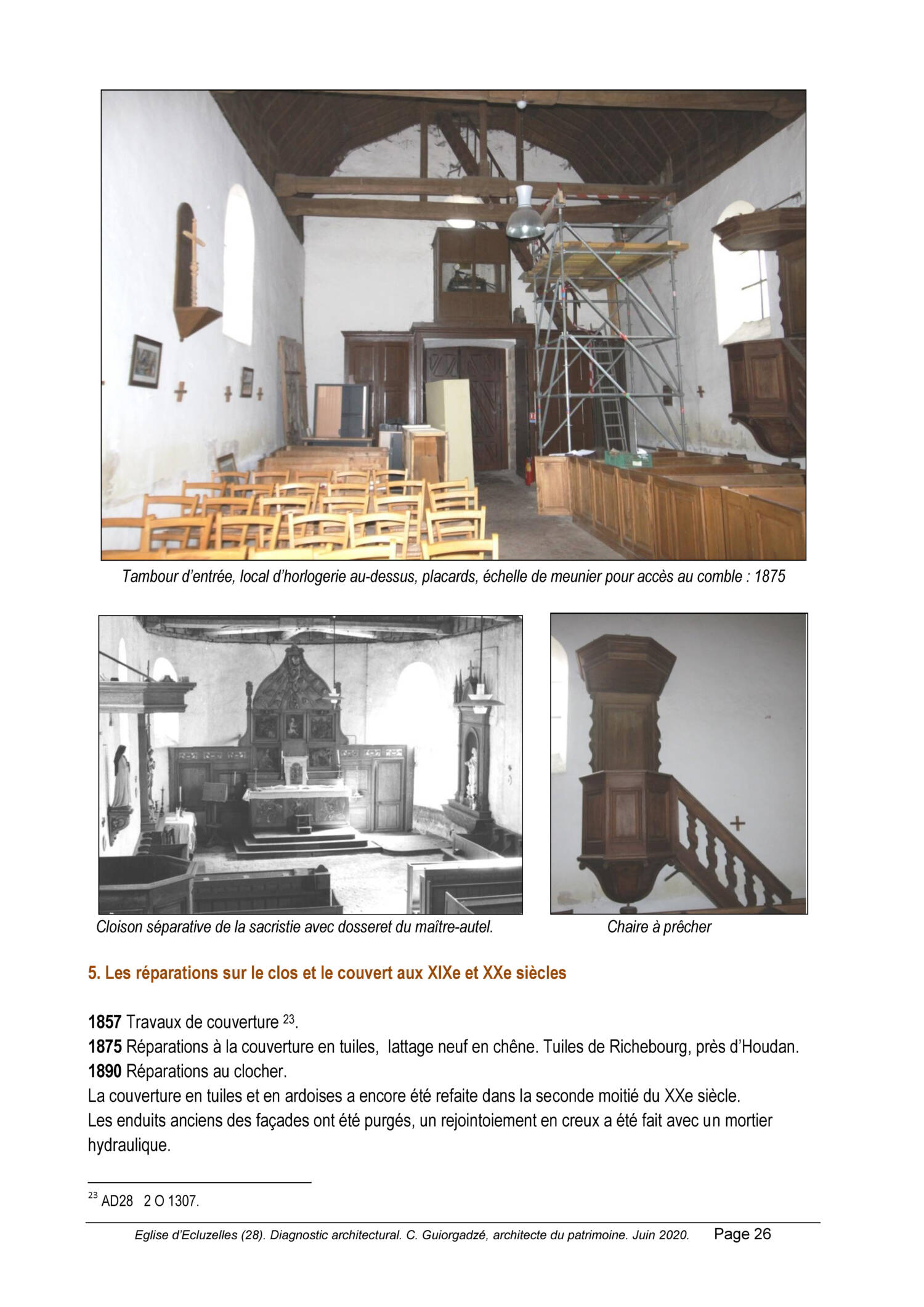 Écluzelles (28) - Église Saint-Jean