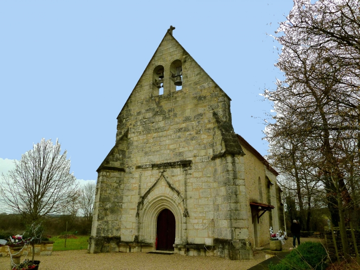 église Sainte-Croix Monestier (24) - la Sauvegarde de l'Art Français - Maryannick Gaultier