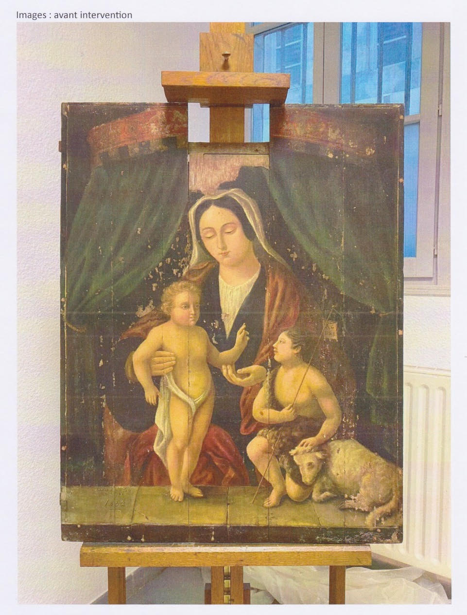 Saint-Jean-de-Rebervilliers (28), Vierge à l'enfant et saint Jean Baptiste - Sauvegarde de l'Art français - Plus Grand Musée de France