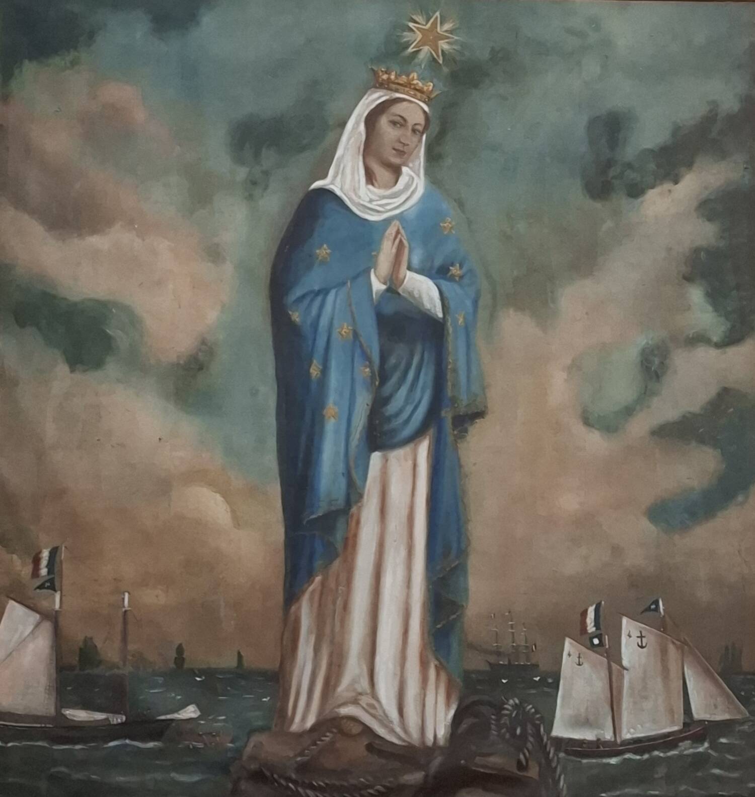 Saint-Pierre-et-Miquelon (97), vierge des marins - Sauvegarde de l'Art français - Plus Grand Musée de France