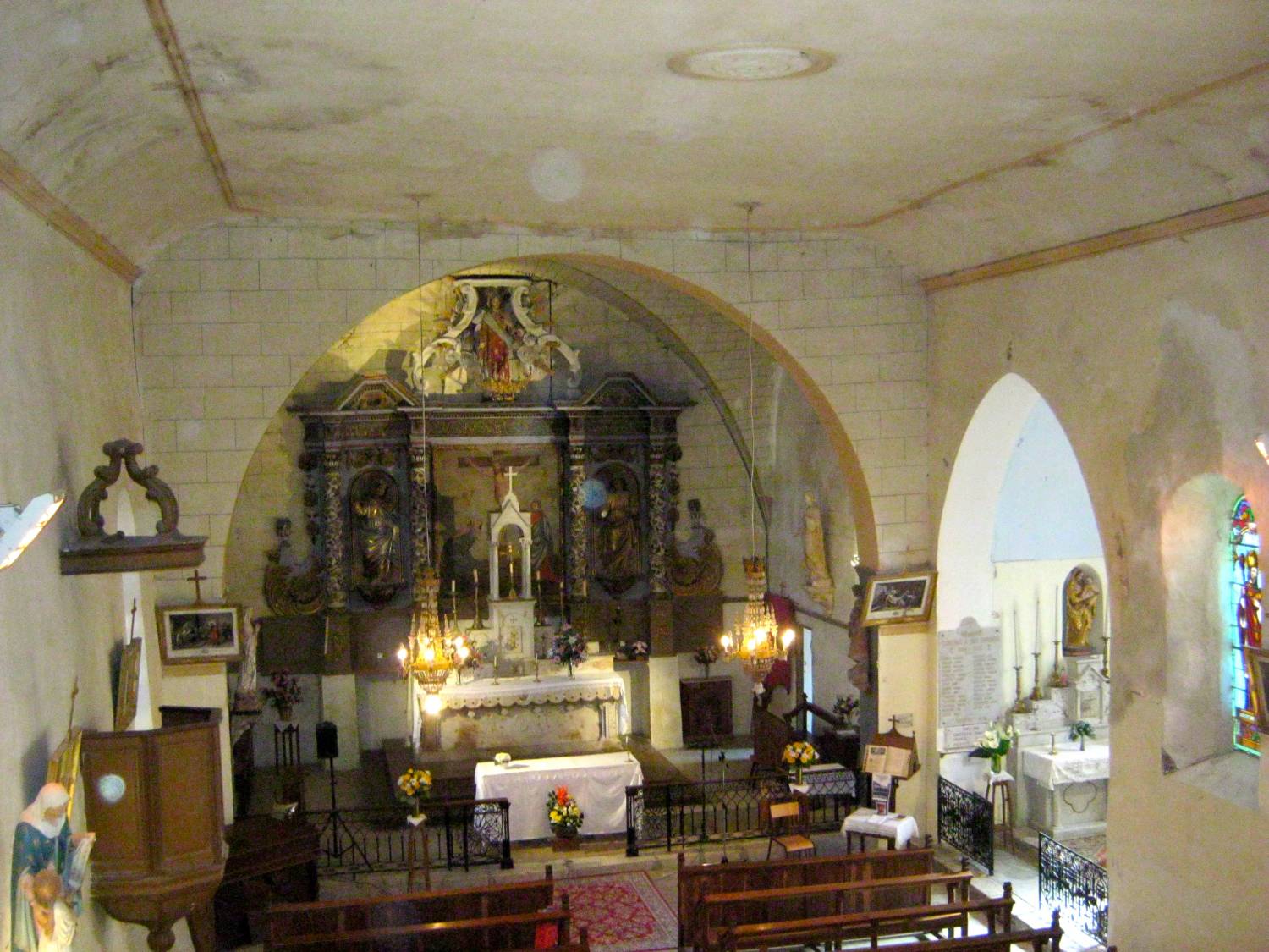 Camurac (11) Eglise Saint-Just-et-Saint-Pasteur – Sauvegarde de l'Art Français