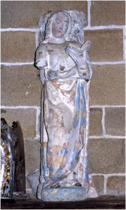 Pluneret (56), sainte Barbe, sauvegarde de l'Art Français, plus grand musée de France