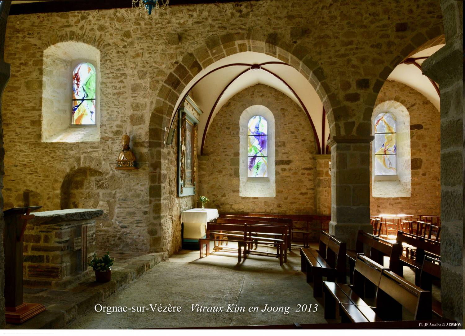 Orgnac-sur-Vezere (19) Eglise Saint-Martial - Sauvegarde de l'Art français