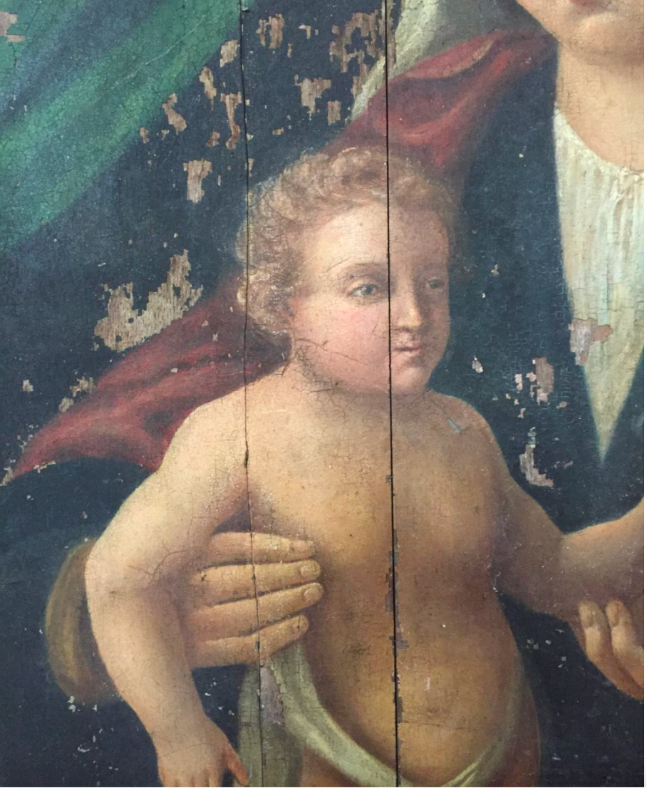 Saint-Jean-de-Rebervilliers (28), Vierge à l'enfant et saint Jean Baptiste - Sauvegarde de l'Art français - Plus Grand Musée de France