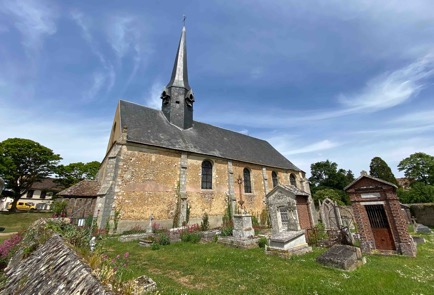 Crécy-Couvé (28) Église Saint-Éloi-et-Saint-Jean-Baptiste - Sauvegarde de l'Art Français