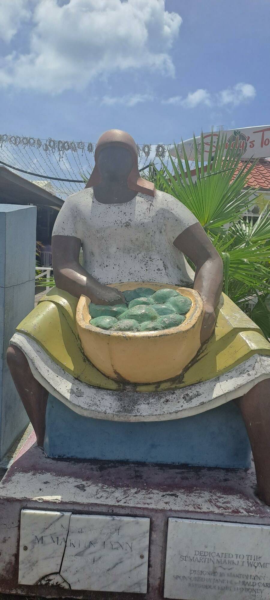 Saint-Martin (972) Market lady - Sauvegarde de l'Art français - Plus Grand Musée de France