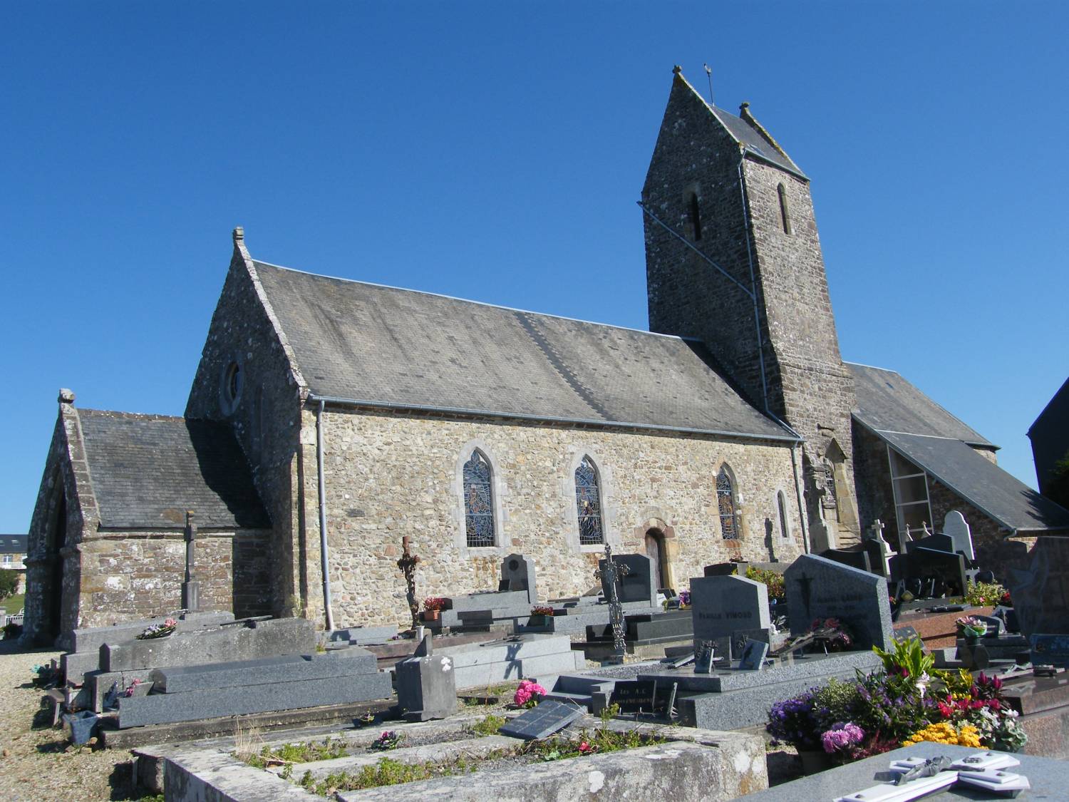 Tourville-sur-Sienne (50) Eglise Notre-Dame