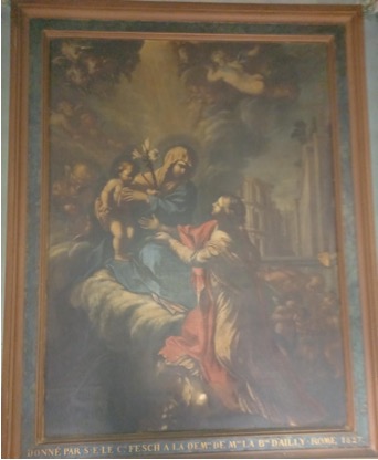 Le Coteau (42), Vierge à l'enfant et sainte Martine, sauvegarde de l'Art Français, plus grand musée de France