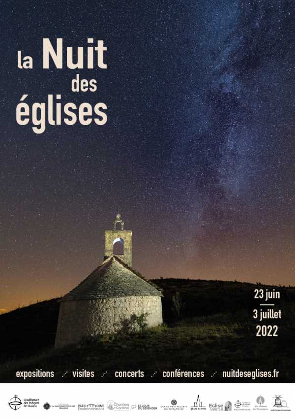 affiche nuit des églises 2022