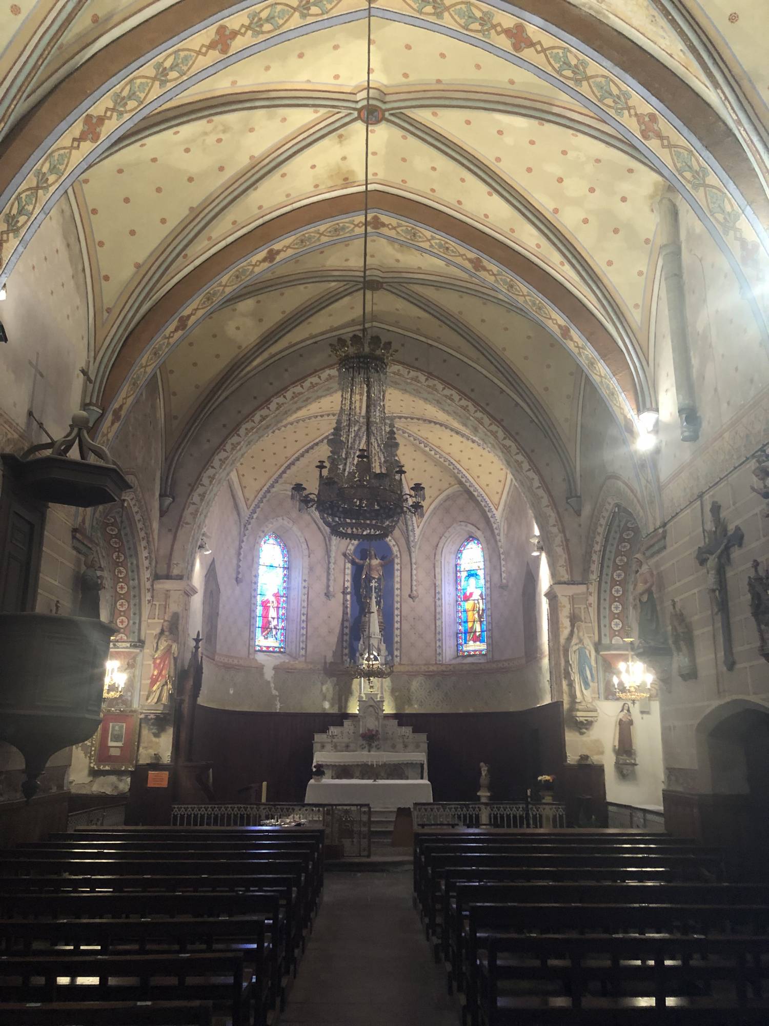 Brousses-et-Villaret (Aude) Eglise Notre-Dame