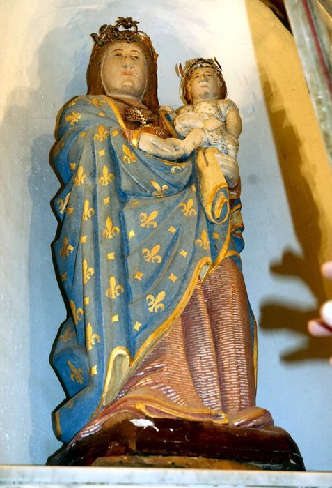 Vierge à l'enfant, Eglise Saint-Etienne, Belvis (11), sauvegarde de l'Art Français, Le Plus Grand Musée de France