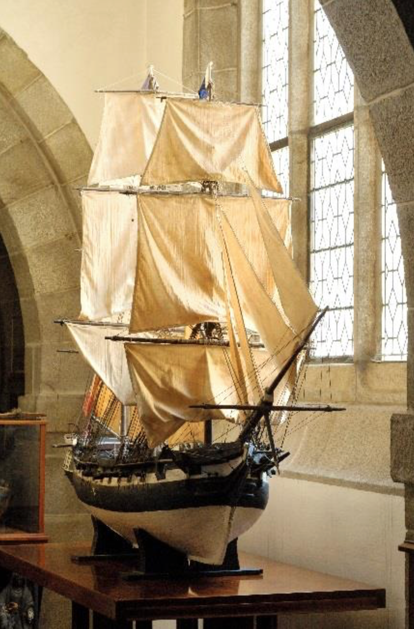 Maquette de bateau ex-voto - Sainte Anne d'Auray