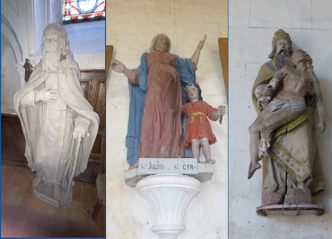 Saint Antoine, saints Cyr et Julitte et la compassion du Père, Brétigny (27), sauvegarde de l'Art Français, le plus grand musée de France