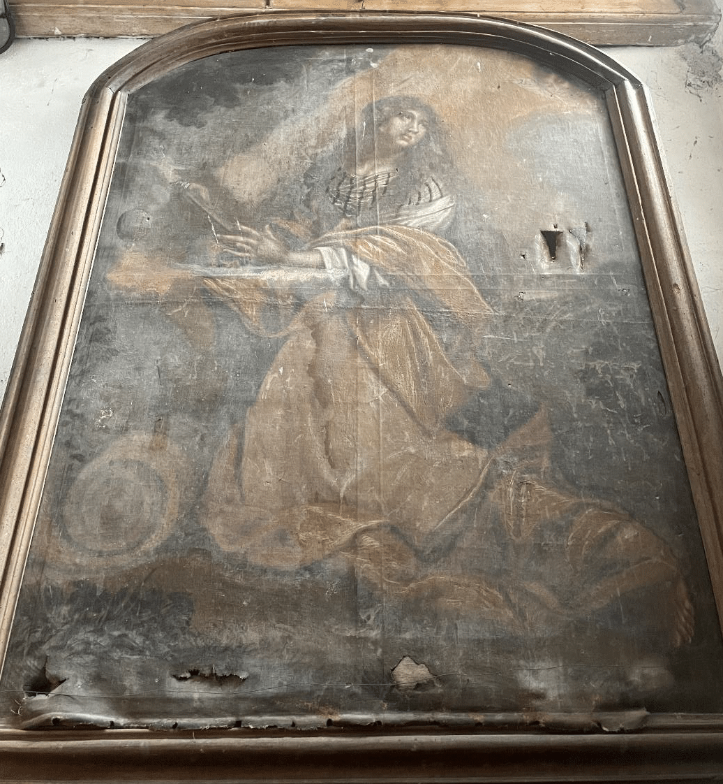 Mozac (63), Abbaye Saint-Pierre et Saint-Caprais - Tableau de sainte Madeleine - Le Plus Grand Musée de France
