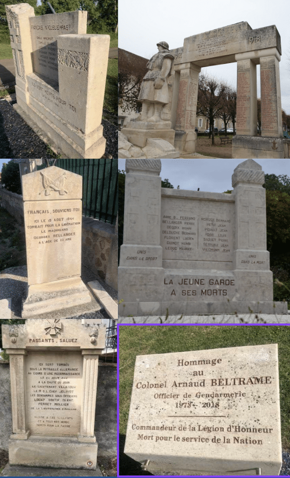 Avallon (89) - Monument aux morts et stèles - Le Plus Grand Musée de France