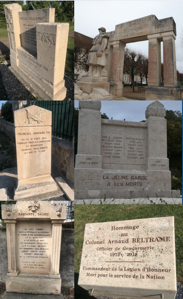Avallon (89) - Monument aux morts et stèles - Le Plus Grand Musée de France