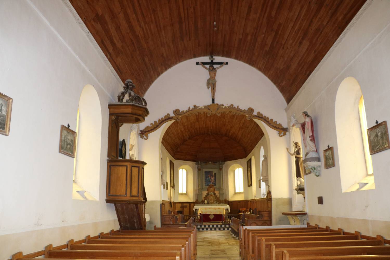 Lamberville (50) Eglise Saint-Jean-Baptiste - La Sainte-Famille - Sauvegarde de l'Art Français