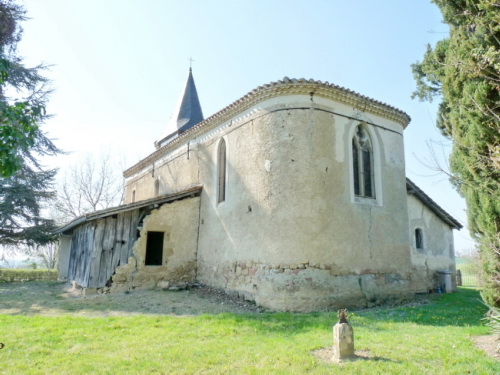 Courties (Gers) Eglise Saint-Pierre-aux-Liens