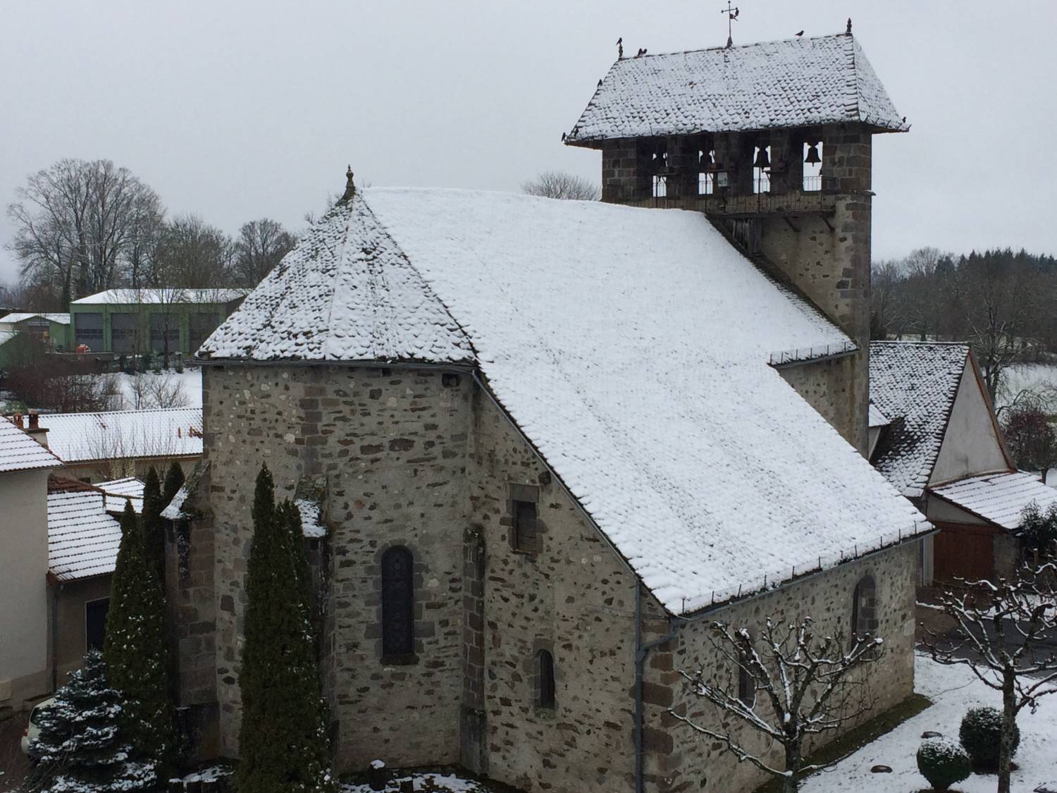 Naucelles (15) Eglise Saint-Christophe - Sauvegarde de l'Art Français
