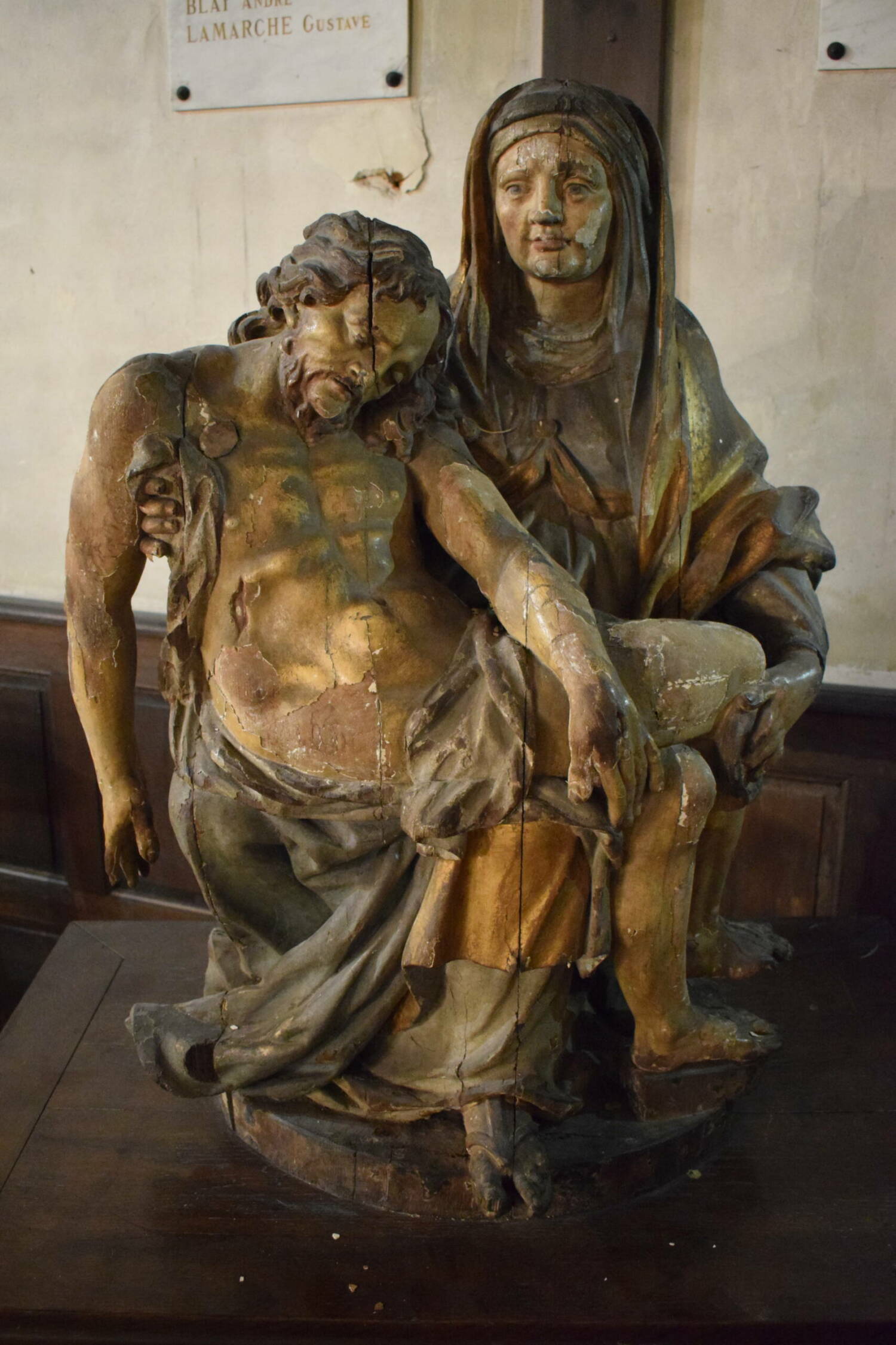 Orival (76), Pietà - Sauvegarde de l'Art français - Plus Grand Musée de France