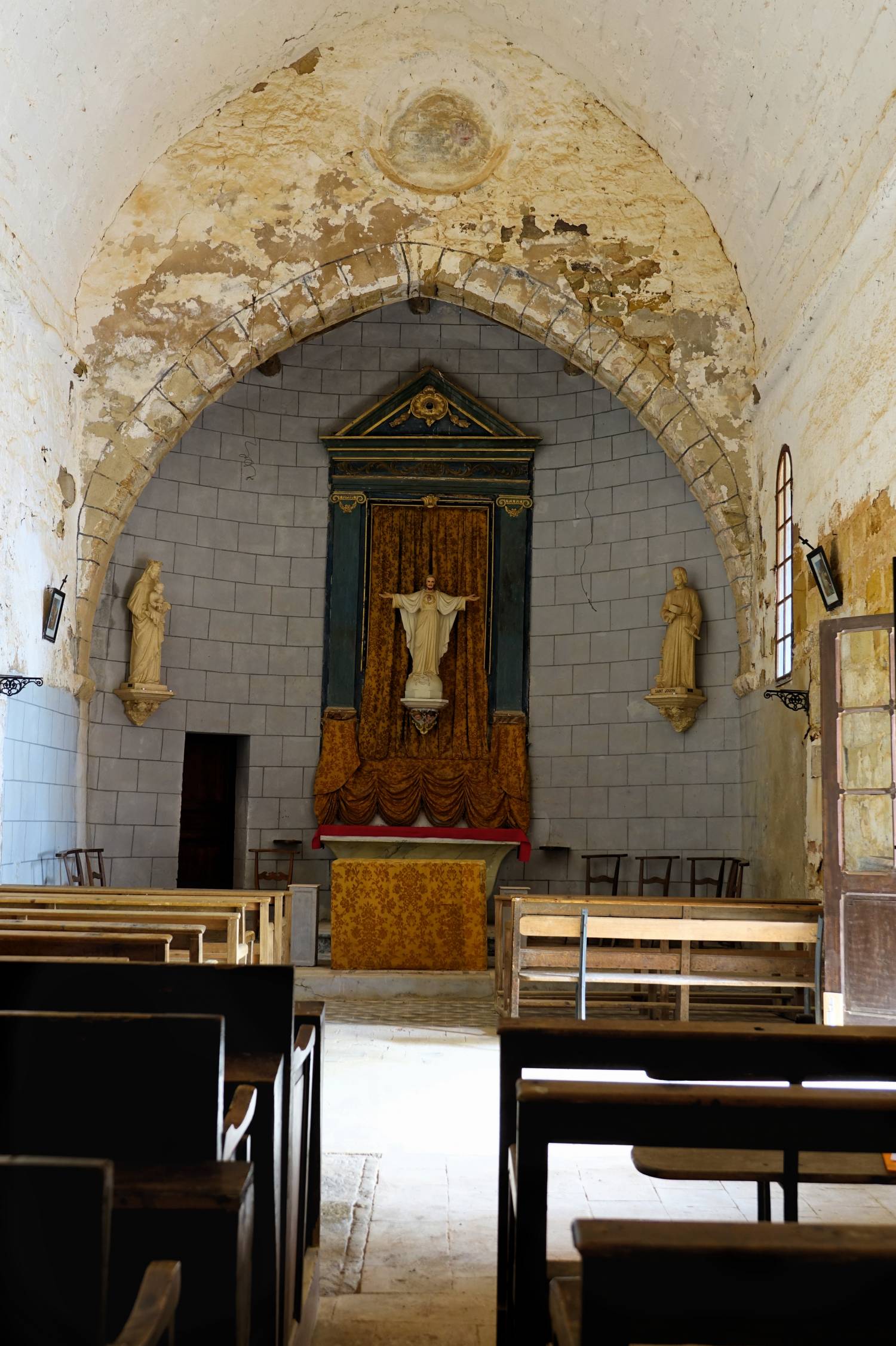 Boutenac-Gasparets (11) Eglise Saint-Martin de Gasparets - Sauvegarde de l'Art Français