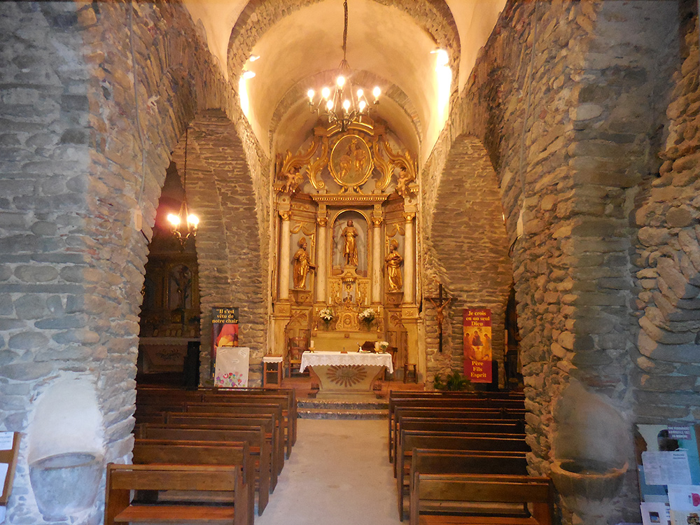 Saint-Jean-Plat-de-Corts (66) Eglise Saint-Jean-Baptiste - La Sauvegarde de l'Art Français