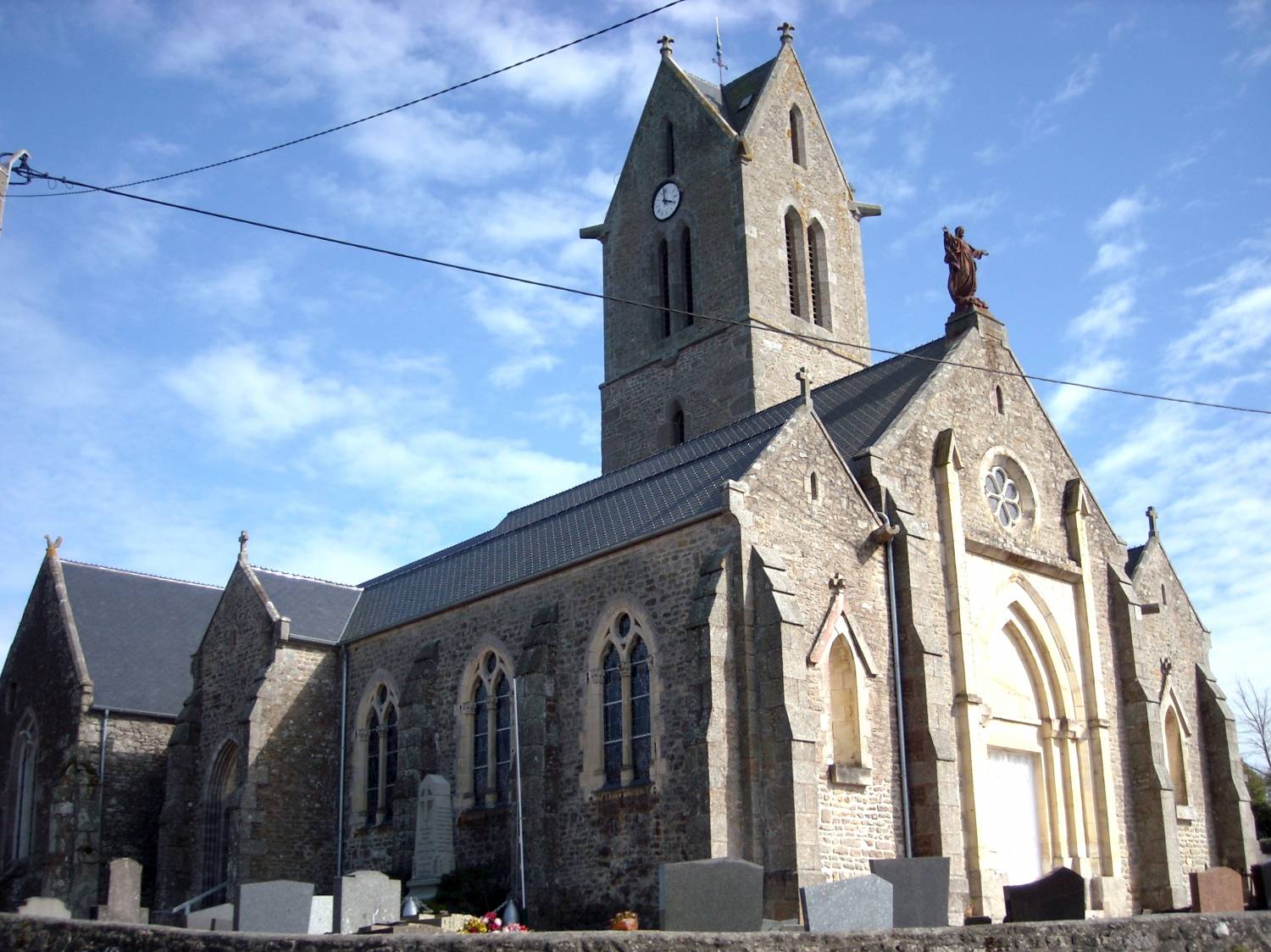 Tocqueville (50) - église Saint-Laurent - La Sauvegarde de l'Art Français