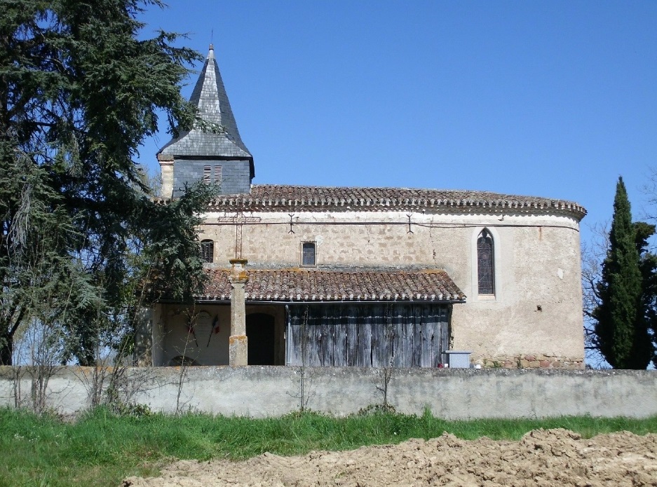 Courties (Gers) Eglise Saint-Pierre-aux-Liens