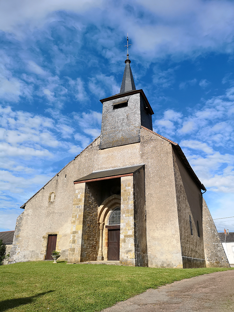 Façade Alluy (58) - église Saint-Pierre-et-Saint-Paul - La Sauvegarde de l'Art Français