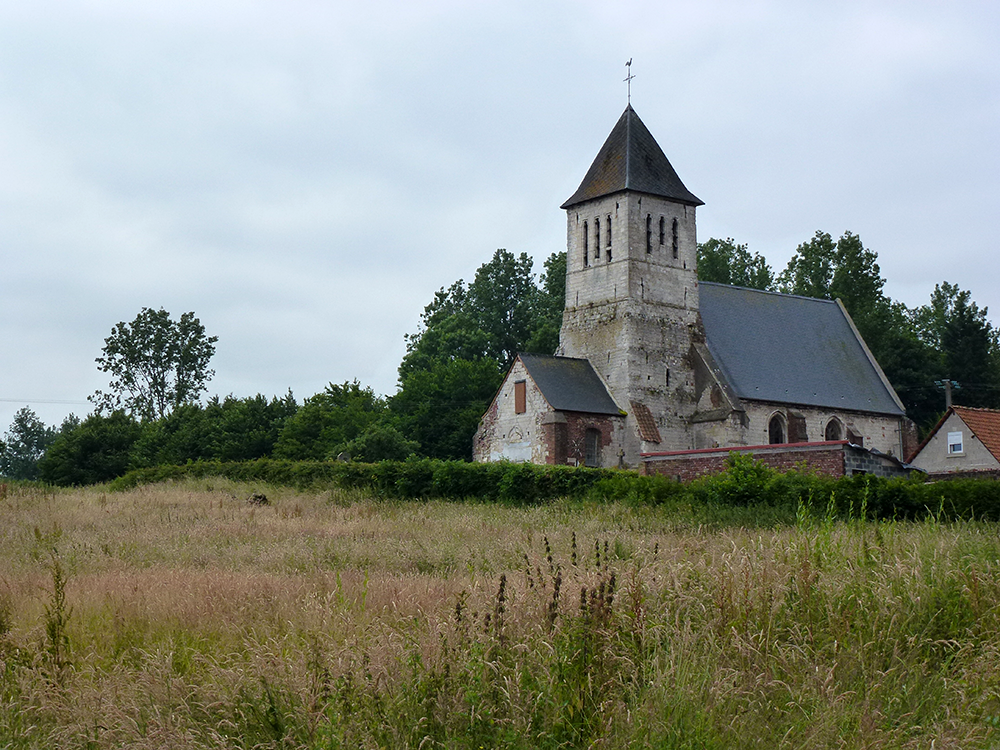 Fontaine-les-Hermans (62) - église Saint-Clément