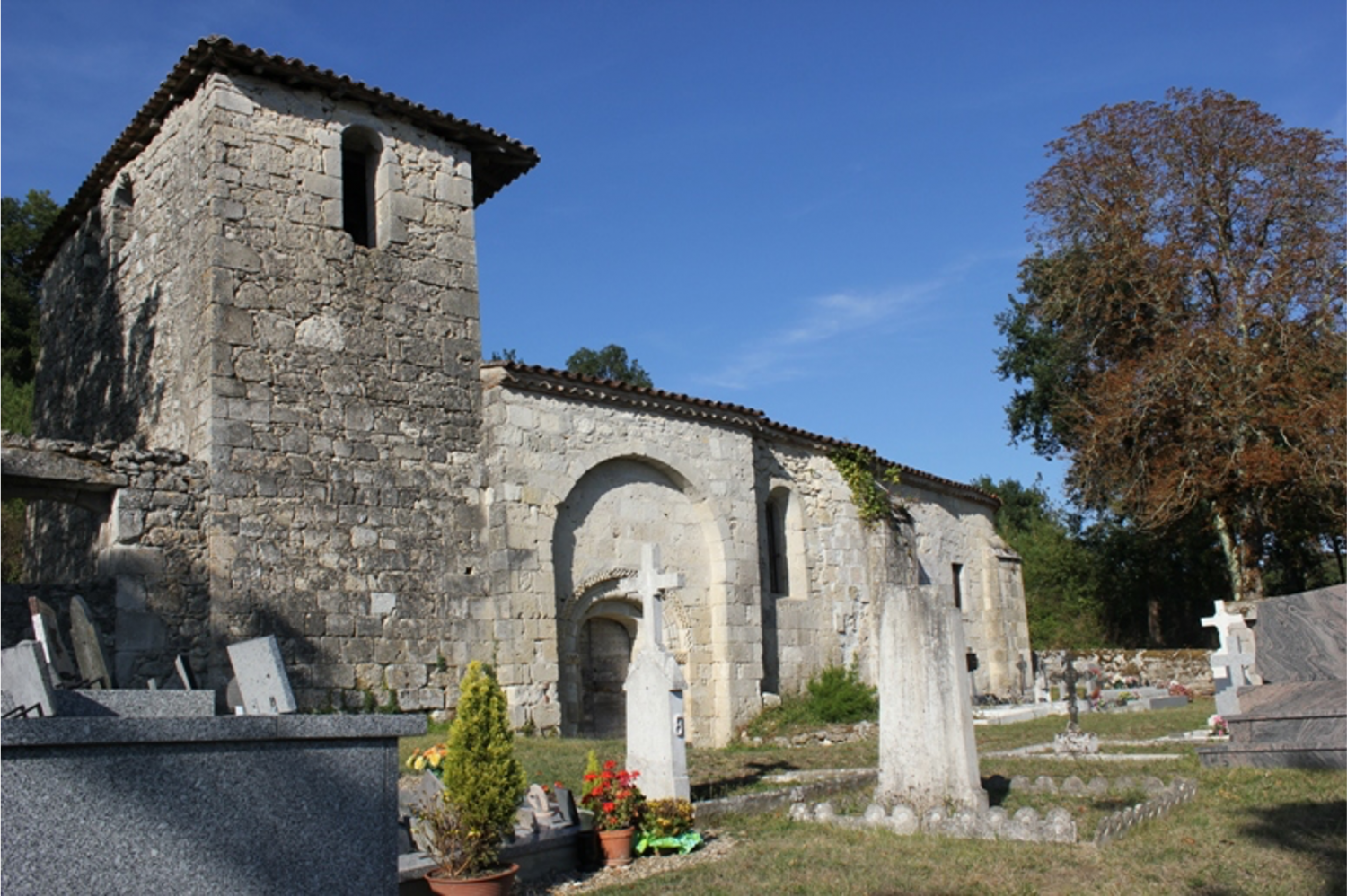 Frégimont (47) Eglise Sainte-Raffine de Gaujac