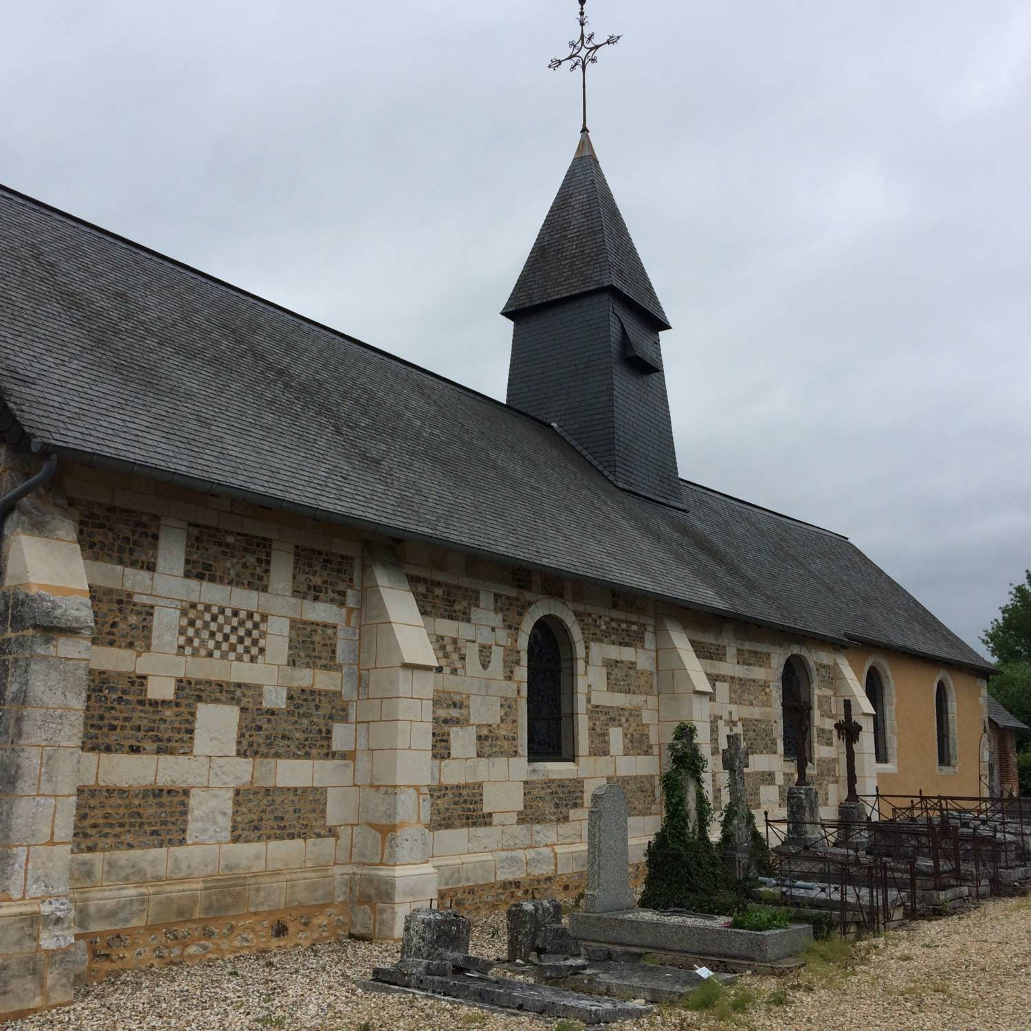Saint-Benoit-des-Ombres (27) Eglise Saint-Benoît - Sauvegarde de l'Art Français