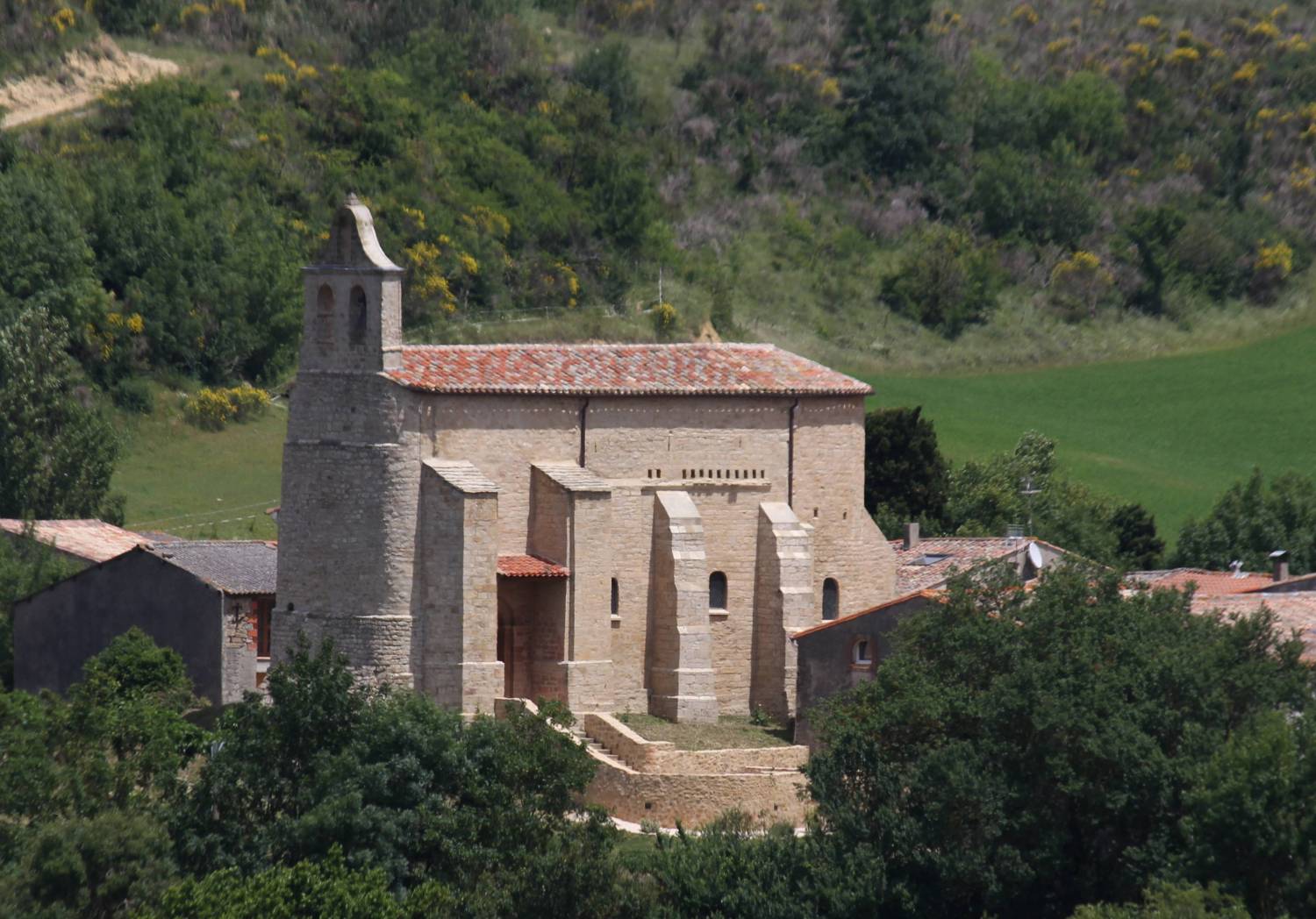 Cazalrenoux (11) Eglise Notre-Dame - Sauvegarde de l'Art Français