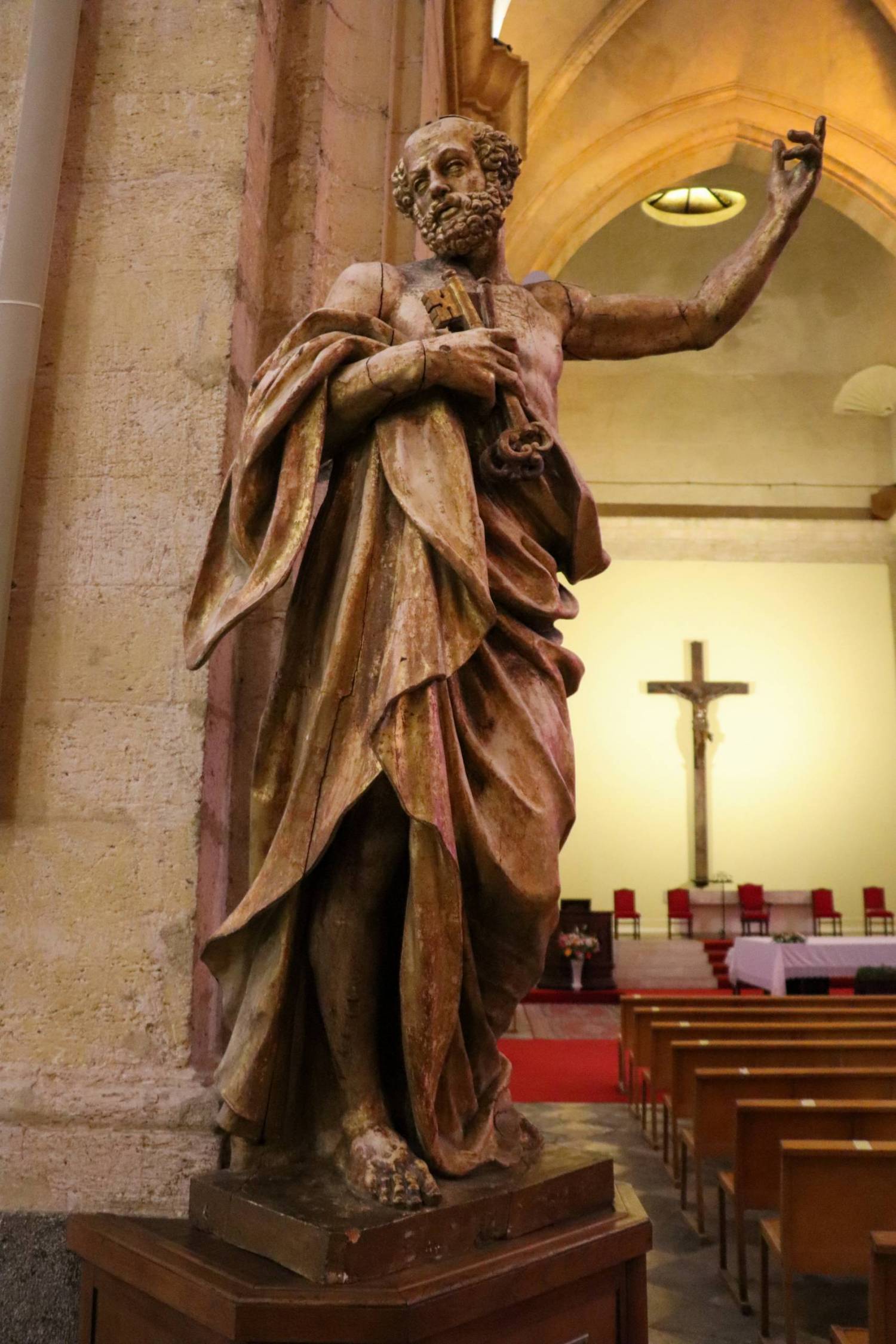 saint Pierre, église Notre-Dame-du-Bon-Voyage, La Seyne-sur-Mer (83), sauvegarde de l'Art Français, Le Plus Grand Musée de France
