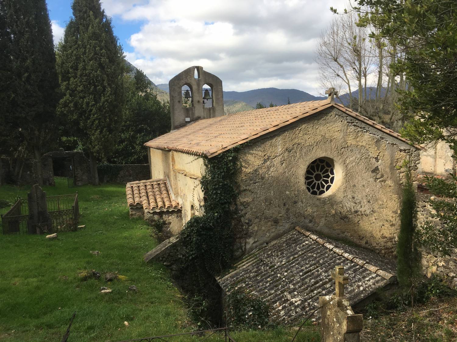 Vignevieille (11) Eglise Sainte-Eulalie (Sauvegarde de l'Art Français)