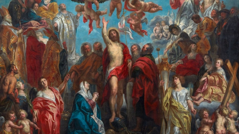 La Trinité entourée de saints - Jordaens - Argentré-du-Plessis - Sauvegarde de l'Art Français