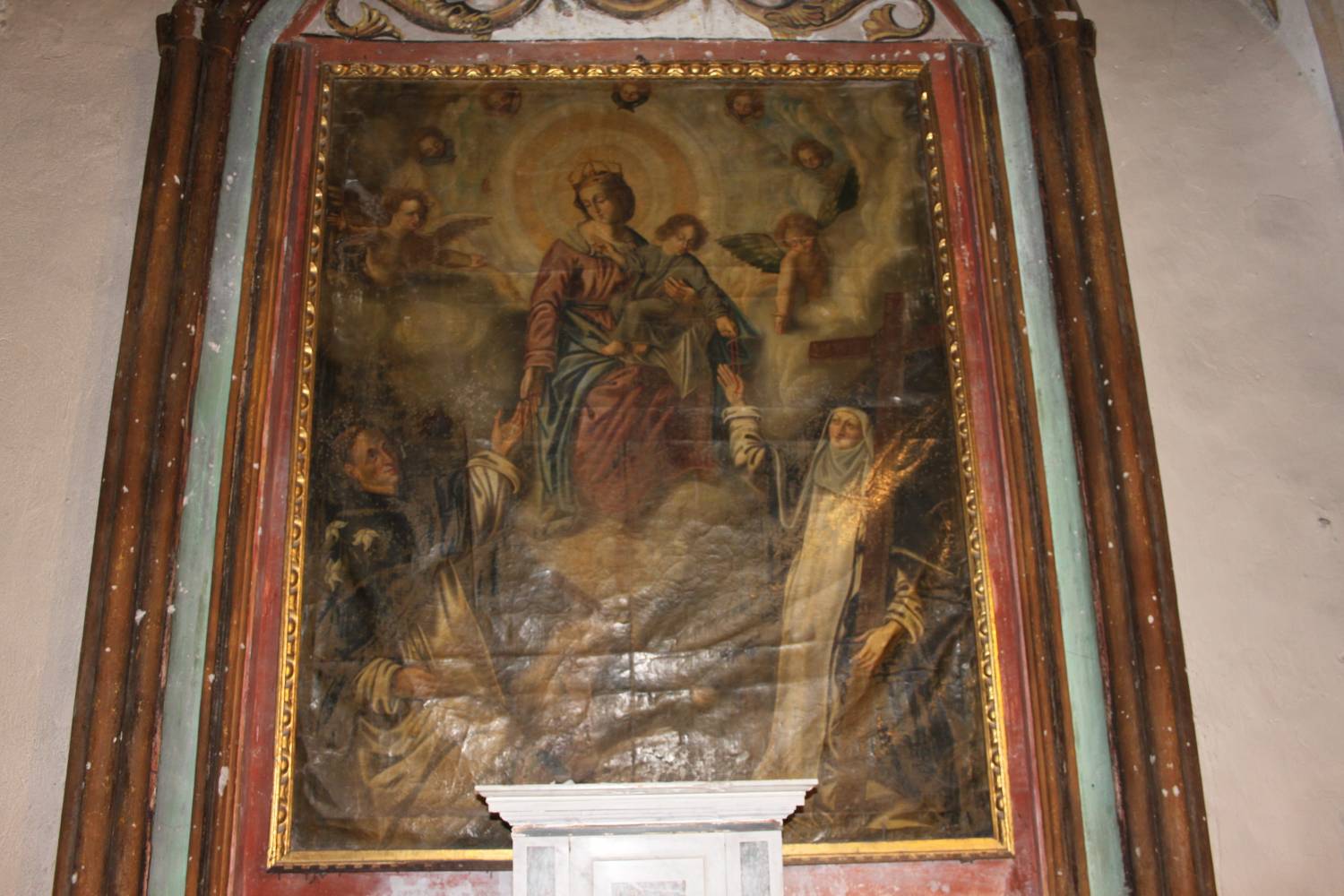 Donation du rosaire, Eglise Saint-Jean-Baptiste, Néoules (83), sauvegarde de l'Art Français, Le Plus Grand Musée de France