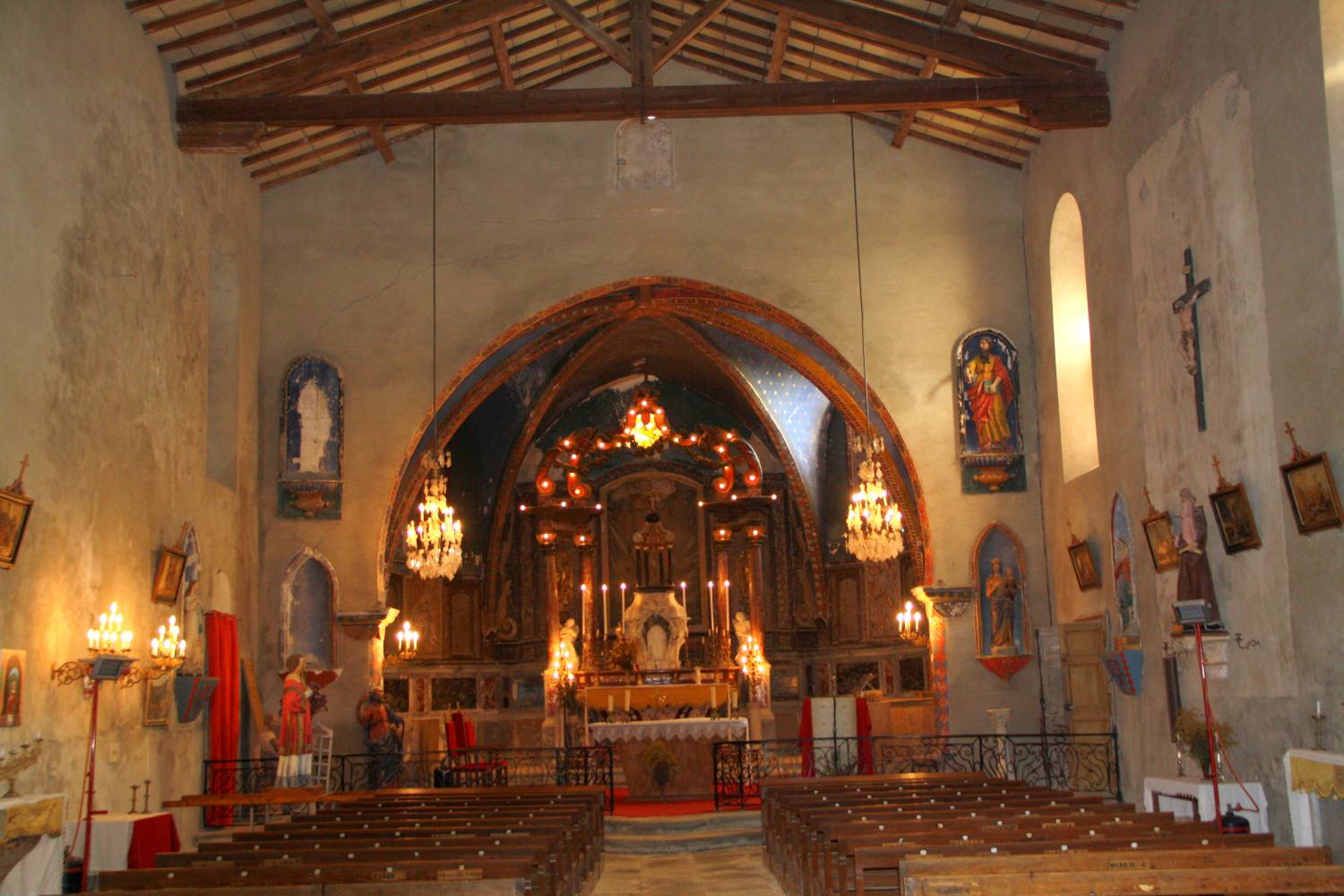 Laurac (11) Eglise Saint-Laurent - Sauvegarde de l'Art Français