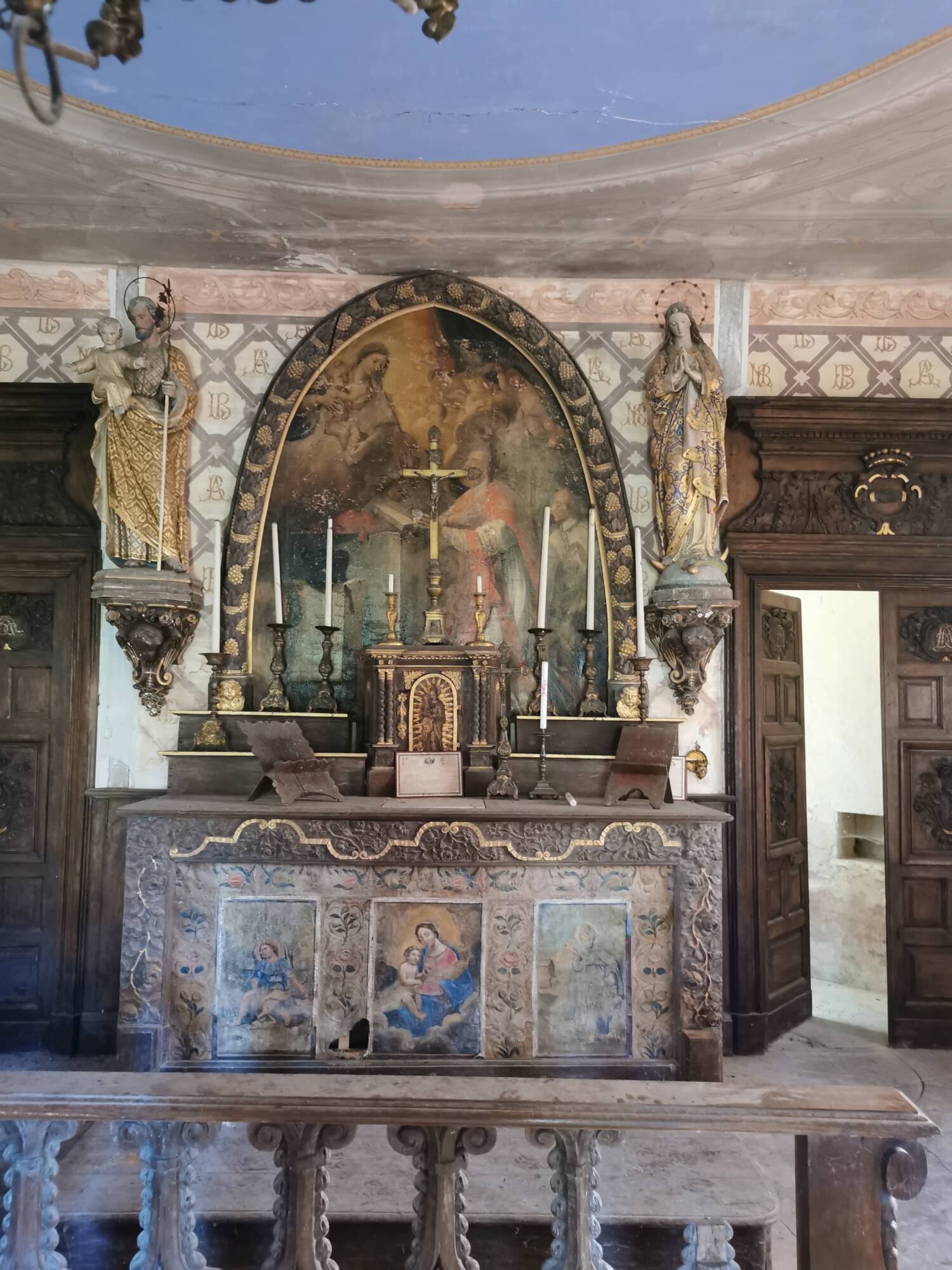 Voussac (03) - chapelle du château de Chirat-Guérin