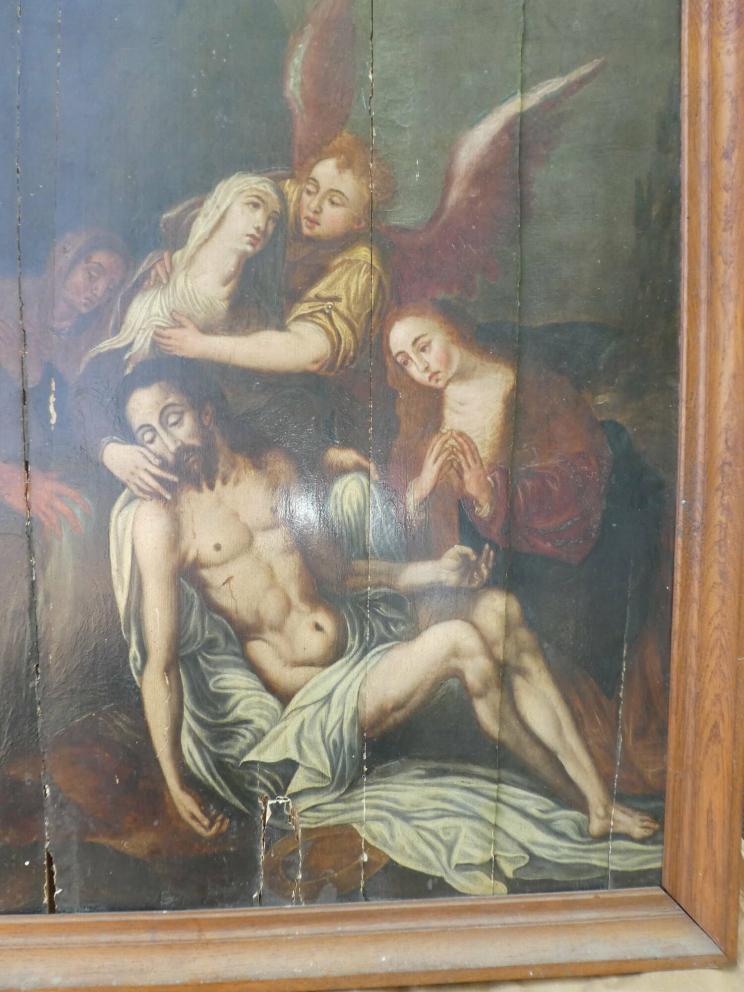 Contigny (03), descente de croix - Sauvegarde de l'Art français - Plus Grand Musée de France