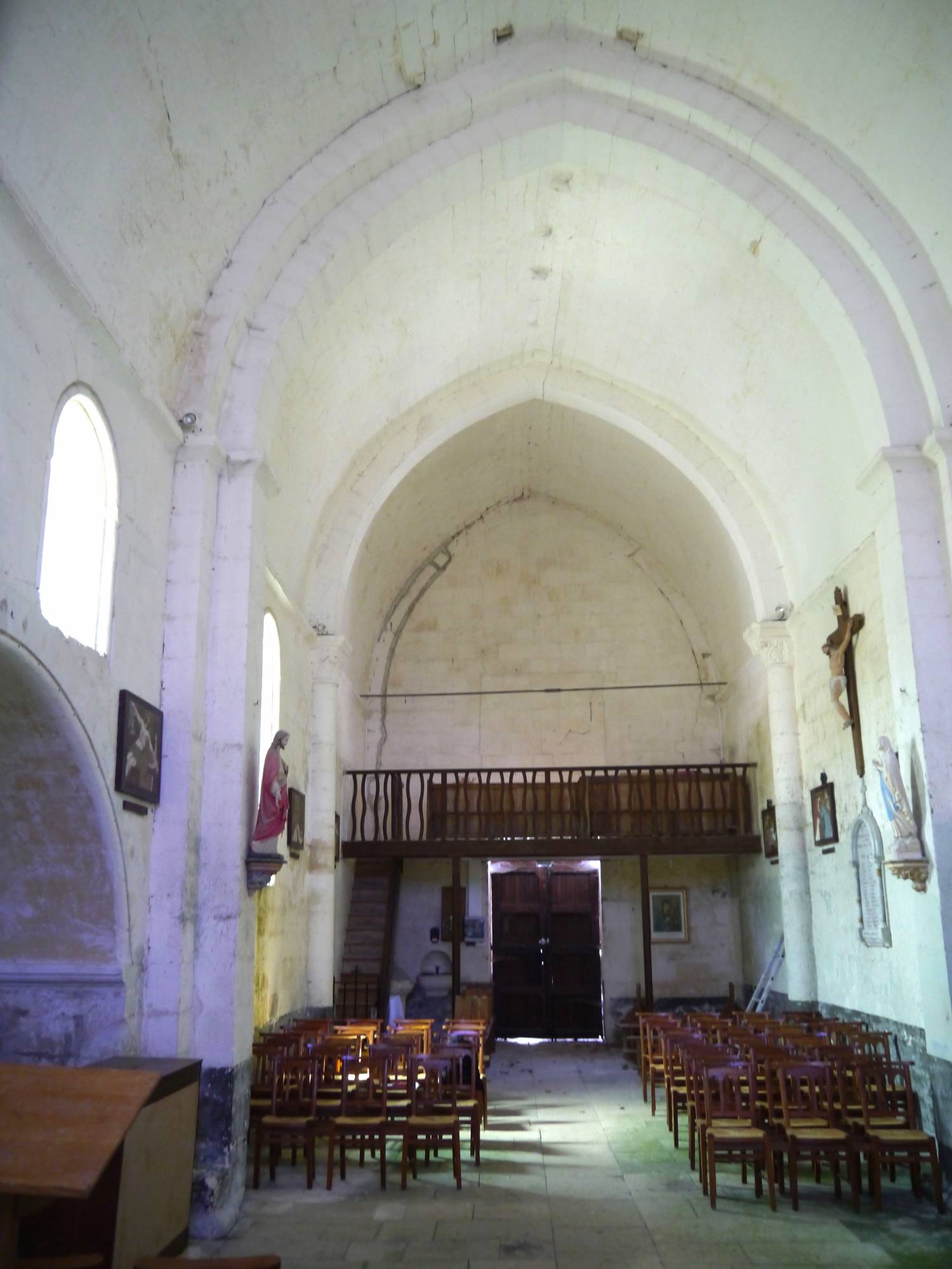 Triac-Lautrait (16) - église Saint-Romain