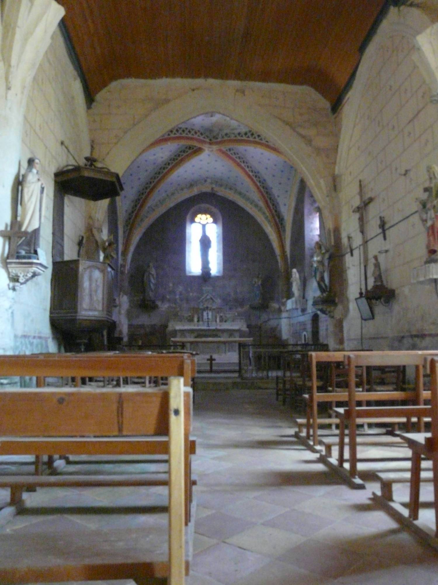 Clermont-Soubiran (47)- Eglise Saint-Pierre de Malaure