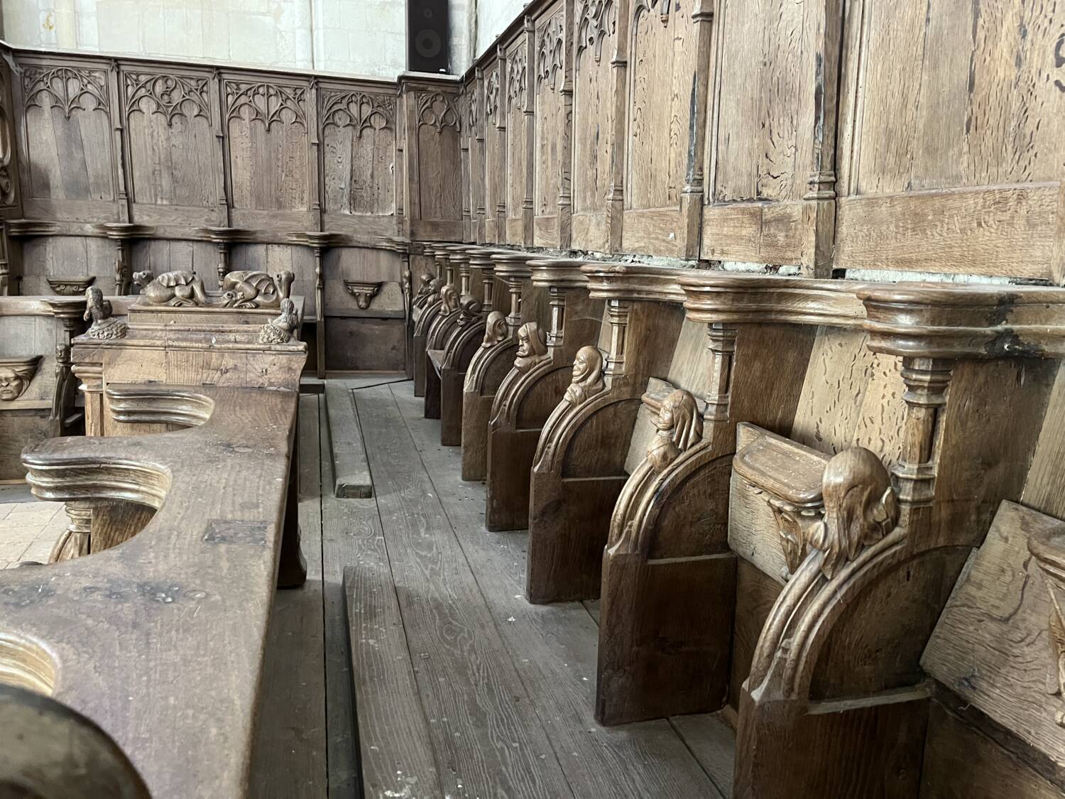 Blaison-Saint-Sulpice (49), stalles de Blaison-Gohier - Sauvegarde de l'Art français - Plus Grand Musée de France