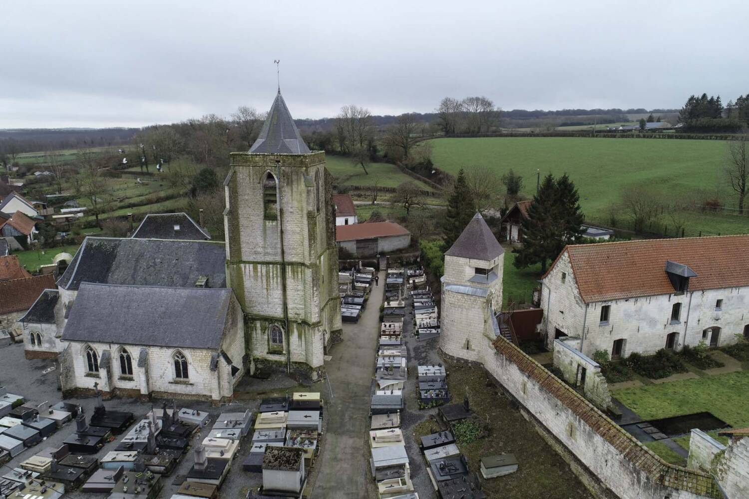 Acquin-Westbécourt (62) - Eglise Sainte-Pétronille La Sauvegarde de l'Art Français