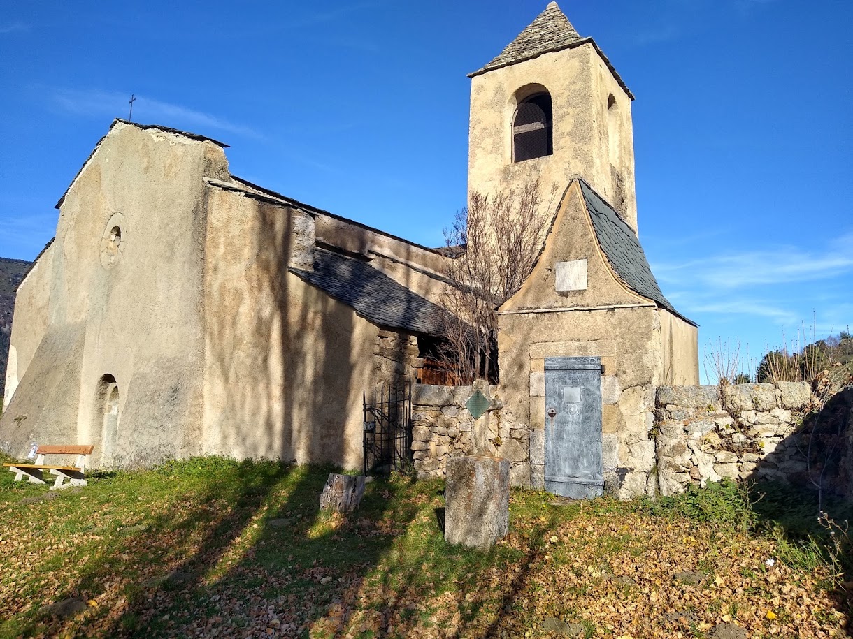 Fontpédrouse (66) église de la Trinité de Prats-Balaguer
