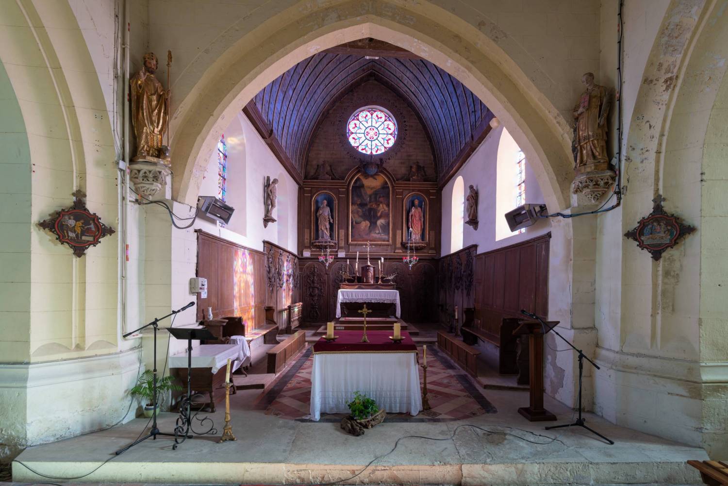 Saint-Aubin-sur-Gaillon (Eure) - église Saint-Aubin - La Sauvegarde de l'Art Français