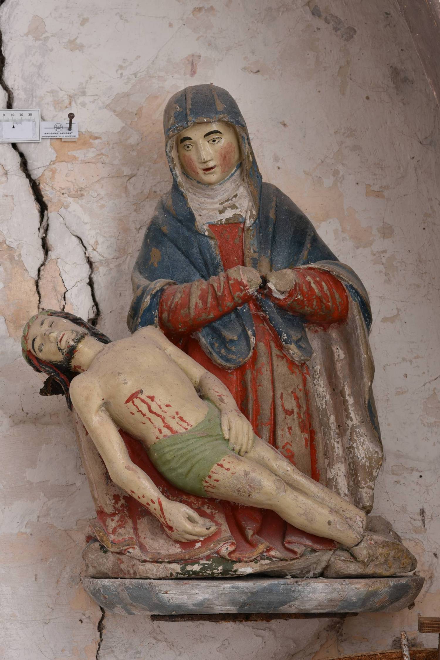 Cayres (43), Pietà de Chacornac - Sauvegarde de l'Art Français, Plus Grand Musée de France