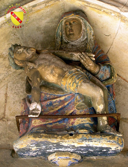 Pietà polychrome (XVIe siècle) Parey-Saint-Césaire - (54) - La Sauvegarde de l'Art Français
